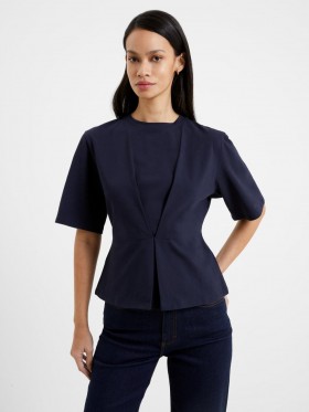  펄 탑 유틸리티 블루 | 여성 프렌치 커넥션 탑