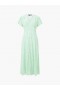 Bernice V-ringad teklänning Mintgrön | Dam French Connection Klänningar