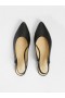  S+w X Meriola Spetsiga Tå Slingback Ballerina Pumps Svarta | Damskor French Connection