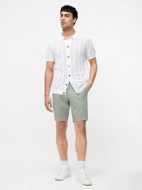  Chino shorts i bomullsstretch i salviagrön | Herrshorts från French Connection