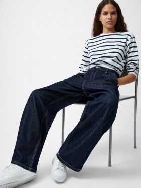 Finley Denim Jeans med vida ben, 32 tum, indigo | French Connection-jeans för kvinnor