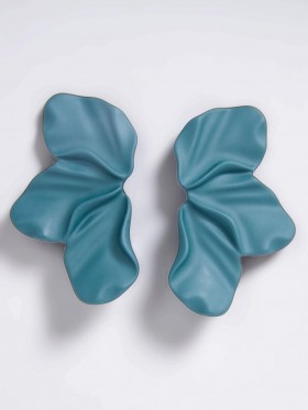  Blomsterörhängen Mörkgröna | Damsmycken French Connection