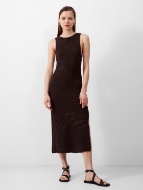  Momo Nellis Virkad Klänning Chokladtårta | Damklänningar French Connection