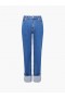  Pantalones vaqueros rectos con vuelta Elliot Denim azul vintage | Pantalones French Connection para mujer
