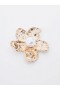 Broche de flor con detalle de perlas sintéticas en oro | Joyería French Connection para mujer