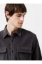  Camisa de pana Jumbo gris oscuro | Camisas French Connection para hombre