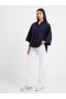 Camisa Rhodes Poplin Popover Azul Marino | Camisas French Connection para Mujer