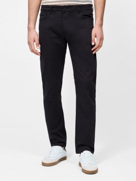  Pantalones vaqueros negros de algodón elástico de 32 pulgadas con 5 bolsillos | Pantalones French Connection para hombre