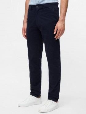  Pantalón chino elástico de algodón, talla 34, corte regular, azul marino | Pantalón French Connection para hombre