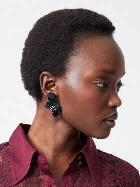  Pendientes de flores negras | Joyería French Connection para mujer