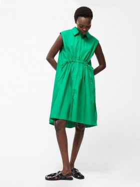  Vestido sin mangas con lazo de popelina color Jelly Bean | Vestidos French Connection para mujer