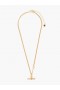 قلادة ذهبية على شكل حرف T | مجوهرات نسائية من فرينش كونيكشن
