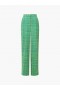  Kalhoty z recyklovaného krepu Carmen v barvě želé/wasabi | Dámské kalhoty French Connection