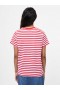  Pruhované tričko Comme Ci Comme Ca bílá/mákově modrá/královská modrá | Dámské topy French Connection