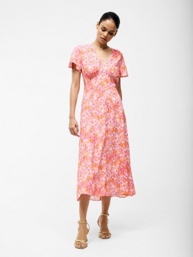  Šaty Cass Button Persimmon | Dámské šaty French Connection