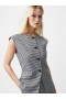  Holden Houndstooth Crew Neck Vest Sort/ecru | Dame French Connection Kombinationer