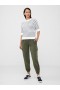  Lily Mozart gestreepte trui met korte mouwen, zomerwit/utility | Dames French Connection Knitwear