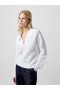 Mozart gebreid poloshirt met lange mouwen, zomerwit | Dames French Connection Knitwear
