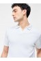  Poloshirt met korte mouwen en verschillende ribbels in wit | Heren French Connection T-shirts en poloshirts