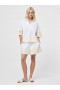 Chemise Alissa en coton à enfiler, blanc lin/beurre | Hauts French Connection pour femmes