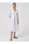  Robe blanche à volants en broderie anglaise | Robes French Connection pour femmes