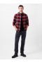  Chemise à carreaux en flanelle brossée bordeaux | Chemises French Connection pour hommes
