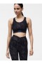  Soutien-gorge de sport imprimé à maintien élevé, noir multicolore | Hauts French Connection pour femmes