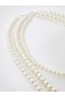  Collier de perles fines blanches à plusieurs rangs | Bijoux French Connection pour femme