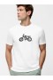 T-shirt graphique blanc à manches courtes en coton bio, motif moto | T-shirts et polos homme French Connection