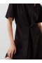  Robe mini-t-shirt plissée Rallye Cotton Blackout | Robes French Connection pour femmes