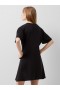  Robe mini-t-shirt plissée Rallye Cotton Blackout | Robes French Connection pour femmes