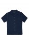  Chemise à manches courtes en seersucker bleu marine | Chemises French Connection pour hommes