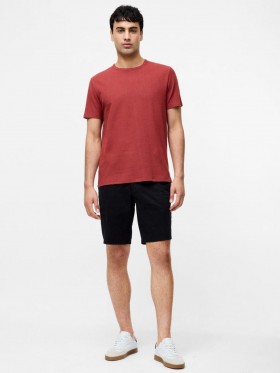  Short chino stretch en coton noir | Short French Connection pour homme