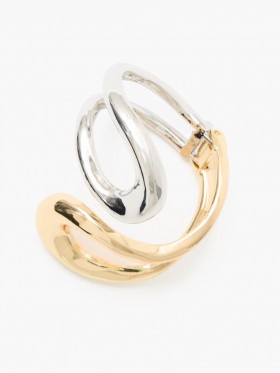  Manchette spirale en métal mixte or/argent | Bijoux French Connection pour femme