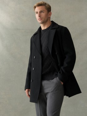 Caban noir | Manteaux et vestes French Connection pour hommes