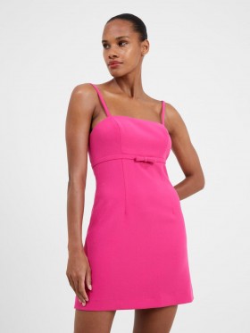  Robe courte Whisper Ruth Bow fuchsia | Robes French Connection pour femmes